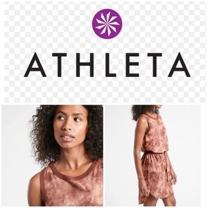 Athleta Earthy Tie-Dye Dress